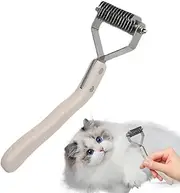 Dog Brush - Deshedding Rake for Pets,Dogs Detangling Grooming Crank Brush for Removing Matted Knots Tangles and loose Hair
