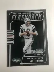 2020 Panini Absolute Flashback Joe Namath Jets FFJN
