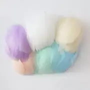 100 Pcs / Lot Natural 4-8 Cm Goose Feather Mix Dyed Diy Carnival Wedding Party