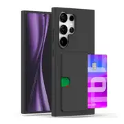 Samsung Galaxy S24 Ultra Compatible Case Cover With Goospery Rail 2 Card Case - Black
