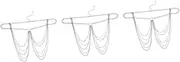 [DEARMAMY] 3pcs Chic Tassel Belt Buckle Women Ladies Belt Thin Rhinestone Decorative Waist Chain Fashion Jewelry Metal Body Chain