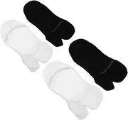 [Baluue] 2 Pairs Lightweight Cotton Ankle Socks Breathable and Non Slip Invisible Design for Summer Flats Comfortable and Sweat Absorbing
