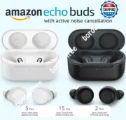 Amazon Echo Buds with Active Noise Cancellation | Wireless charging case - NEW