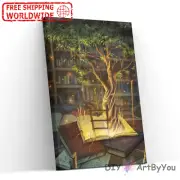 Paint By Numbers Kit Book Abstract Home Art Acrylic Adult Beginner Framed Decor