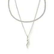 Fortune Necklace Stack - Silver