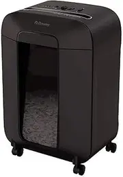[Fellowes] 12 Sheet Paper Shredder for Office - Cross Cut Shredder with Auto Reverse Jam Solution & SafeSense Technology - Powershred LX85 Home Office Shredder with 19L Pull-Out Bin - DIN Level P4