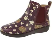 [FitFlop] Womens Chai Dark Floral Ankle Boot Shoes