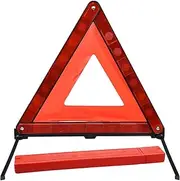 Kissral Warning Triangle Reflective Safety Emergency Triangle Foldable Road Warning Triangle EU Roadside Hazard Alert Signs with Storage Box for Car Emergencies Accessories