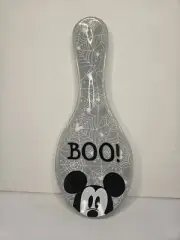 Disney’s Mickey Mouse Boo! Halloween Spoon Rest With SpiderWeb Design Brand New