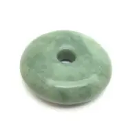 Nephrite Jade Bi Disk Pendant Large Celadon Green Jade Stone Kunlun China