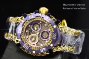 Invicta Women's Gladiator Diamond Encrusted Multicolor Dial Bracelet SS Watch