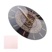 Acrylic Islamic Wall Clock 30cm Muslim Wall Clock Calligraphy1581