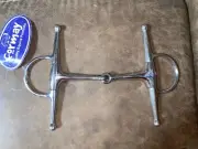 NEW WITH TAG FORMAY 5 1/4'' FULL CHEEK ENGLISH SNAFFLE BIT