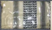 SHEMAGH - DESERT TAN/BLACK HEAD SCARF - AUSTRALIAN DIGGERS, ARMY WIND PROTECTION