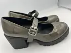 Dirty Laundry Lita Jane Chunky Platform Heels Mary Jane Shoe Olive Size 8 NWB