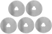 HAWILLOSCH 5 Pcs Hobby Knife Blades Precision Paper Cutter Replacement Blade Fabric Leather Quilting 45mm Craft Knife Cutters