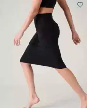 Athleta PLUS 2X Transcend High Rise Skirt, Black Stretch Pull-on Active Soft NWT