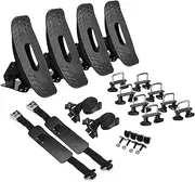 Kayak Boat Roof Rack Universal Canoe Carrier Holder for Most Crossbar Mounted on Car SUV