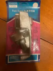 Wright Products V333 Push Button Latch Silver for Wood, Metal Screen Storm Door