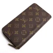 Louis Vuitton Zippy Wallet Long Round Zipper Monogram Brown M42616 Ic Chip Purch