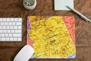 Arizona State Map Mouse Pad for Computer Office Gaming Desk Non-Slip