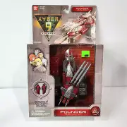 1999 Xyber 9 New Dawn MOC Pounder Tank w/ Evil Machina Fox Kids Bandai