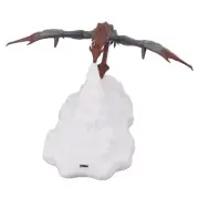 Fire Dragon Fire Dragon Lamp 3D Printed Night Light Rechargeable Fire Dragon