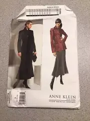 Vogue Pattern #V2872 Anne Klein Misses' Size 8-10-12 Jacket & Skirt Uncut
