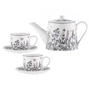 5pc Ashdene Queen Bee Tea Set w/ Teapot/2x Cup/Saucer