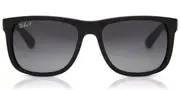 Ray-Ban RB4165 Justin Polarized 622/T3 Men's Sunglasses Black Size 55