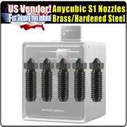 Nozzles for Anycubic S1 Hardened Steel, For Anycubic S1 Hotend, S1 Nozzle