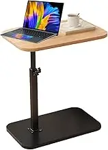 C-Shaped Side Table - Space-Saving Adjustable Table | Rotating Sofa | 360° Swivel Function | Couch Side Tables That Slide UnderFits Under Sofas, Perfect for Living Room & Bedroom