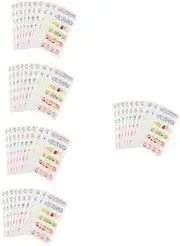 5sets Outdoor Patches First Aid Kit for Boys and Girls Cartoon Design Small Breathable Patches Safe for Travel 60pcs*5