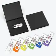 Custom USB Flash Drive, 50PCS Personalized Swivel USB Thumb Drive Memory Stick, Portable USB Pen Drive Flash Disk for Secure Data Storage, Great for Marketing and Corporate Gifts (16, GB)