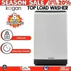 NEW Kogan 9kg Top Load Washing Machine 8 Programs Auto Detect 24hr Delay Washer