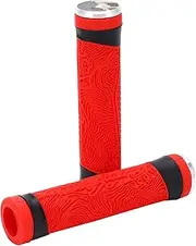 ANKROYU FMFXTR Mountain Bike Handlebar Grips Gecko Pattern Silicone Rubber Comfortable High Friction Ergonomic Design Shock Absorption for Cycling Bicycle Enthusiasts Aluminum Allo