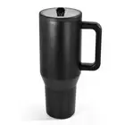 40 oz Tumbler with Handle and Flip Straw - 100% Leak-Proof Stainless Steel Wa...