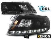 LED faróis DRL Dentro for AUDI A6 4F C6 04-08 Xenon D2S Preto Frete Grátis AU LP