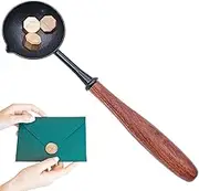 Wax Seal Spoon, Non-Stick Wax Seal Spoons, Spoon, Sealing Stamp Melting, Wooden Handle Sealing for Sealing - Seals boasts a Refined Design