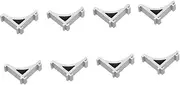 ABOOFAN - Freezer Shelf Clips 8 Pieces Fridge Organiser Hooks for Refrigerator Side Shelf Sturdy