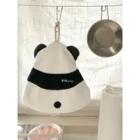 在飛比找ETMall東森購物網優惠-可愛熊貓背影廚房衛生間擦手巾