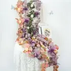 DIY Accessories Artificial Rose Flower Vine Lifelike Plant Wall Party Supplies