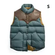 24Fw Rrl Leather Yoke Quilted Vest Down Jacket S _#rr500