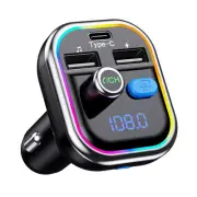 LAIMICAERIN Bluetooth Adapter for Car,FM Transmitter Wireless Radio Adapter C...
