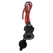 Hot New Hot Cigarette Lighter Cable Female Socket Adapter Connector Plug