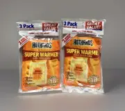 NEW Lot of 2 HotHands Super Warmers 3-Packs Up To 18 Hours of Heat