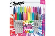 Sharpie Fine Permanent Markers Colour Burst 24 Pack Set
