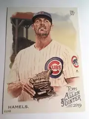 2019 Topps Allen & Ginter Jumbo 5x7 Cole Hamels Cubs 233 05/49