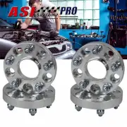 4PCS 25mm 5Studs Aluminum Wheel Spacers Adapters CB=71.5 5x127mm-5x127mm SU05