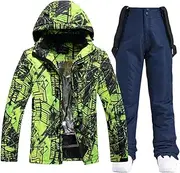 [Generic] Ski Suits Outdoor Winter Thickened Waterproof Thermal Windproof Snow Clothing Sports Snowboarding Skiing Sets